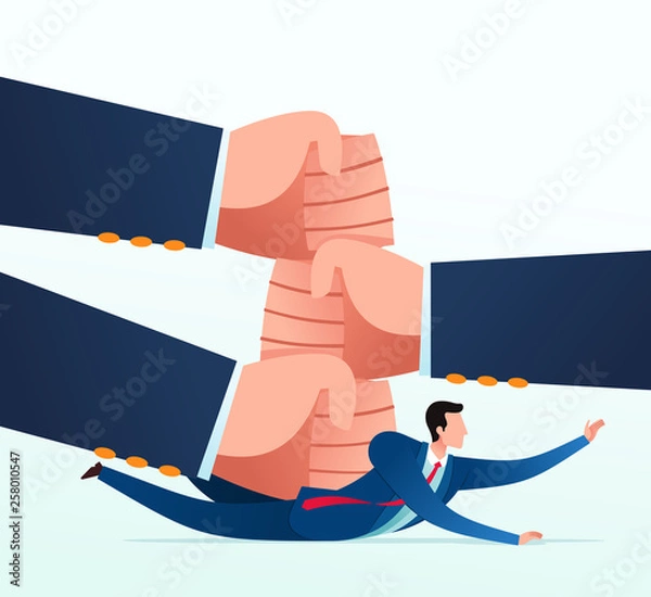 Fototapeta heavy task and responsibility