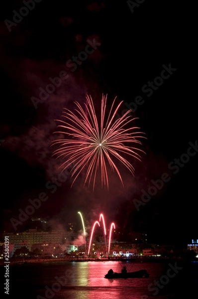 Obraz Santa Ponsa Fireworks Mallorca