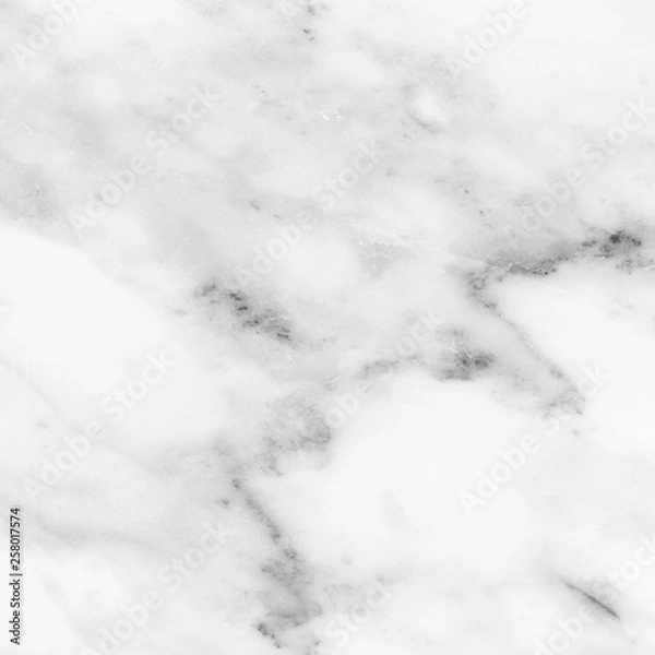Fototapeta White marble texture background pattern with high resolution.