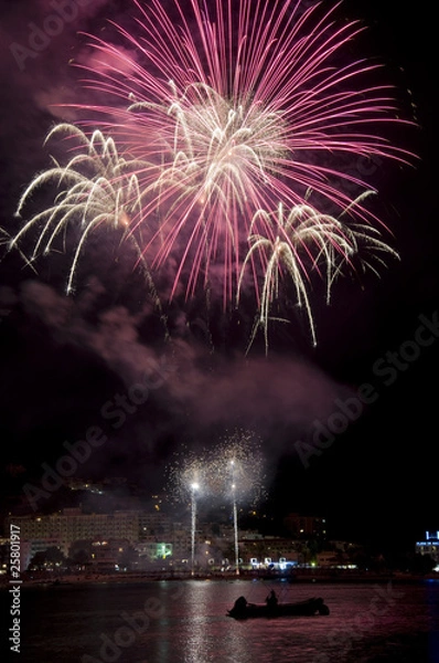 Obraz Fireworks Mallorca Santa Ponsa