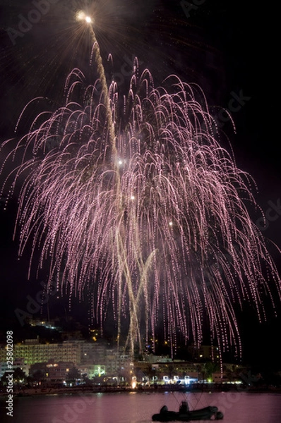 Obraz Fireworks Mallorca Santa Ponsa