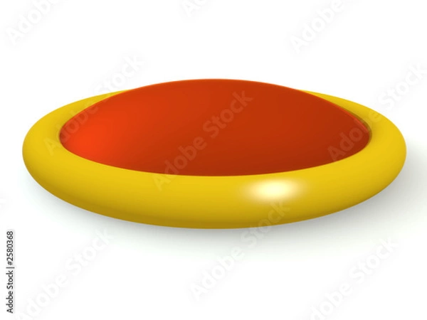 Fototapeta red button