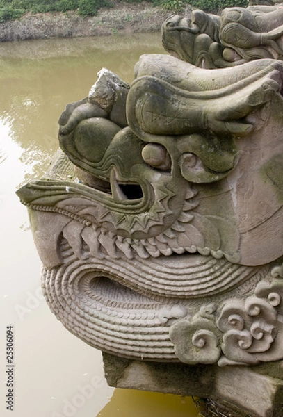 Fototapeta 精美绝伦的龙脑桥