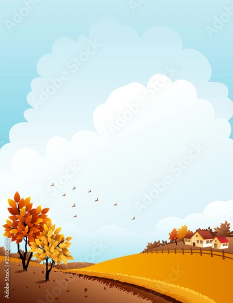 Obraz Autumn landscape