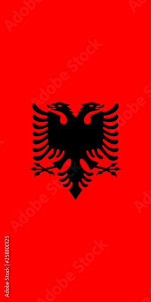 Fototapeta Hanging vertical flag