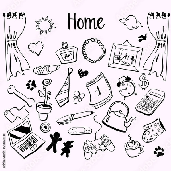 Fototapeta home - hogar