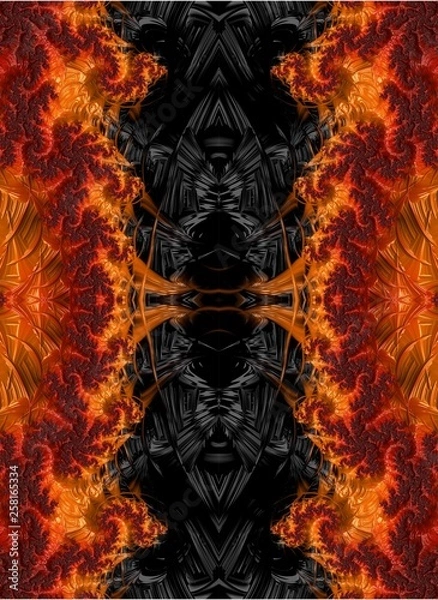 Obraz Abstract textured swirl pattern