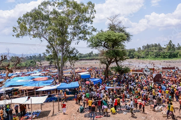 Obraz Market local in Omo valley