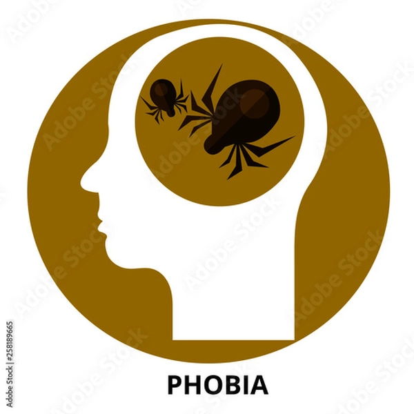 Obraz Phobia Abstract Icon Surrealism Vector
