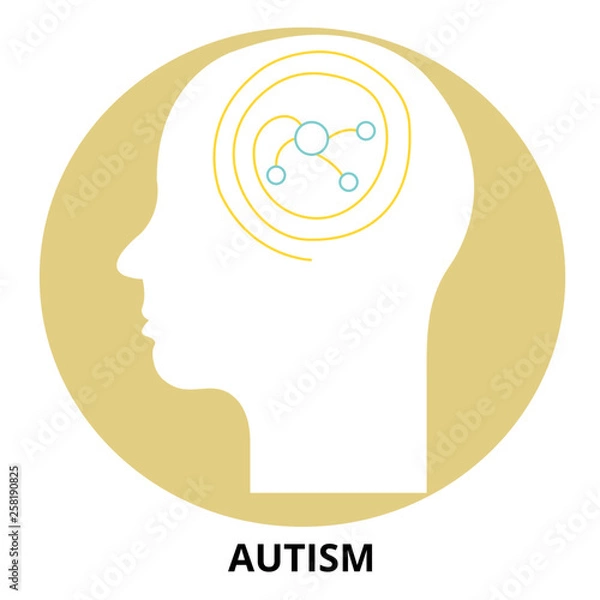 Obraz Autism Abstract Icon Surrealism Vector