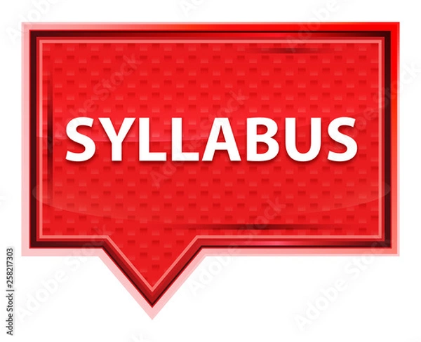 Fototapeta Syllabus misty rose pink banner button