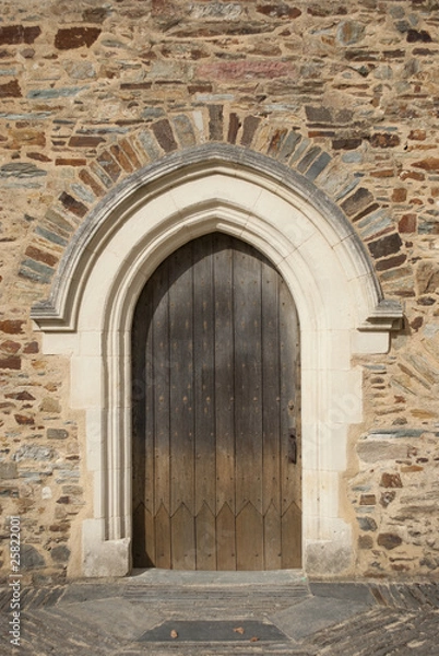 Obraz Porte de chateau féodale