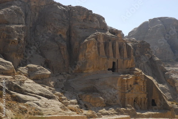 Fototapeta Desert View of Wadi Ram and Petra Jordan