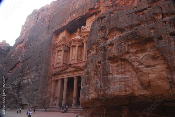 Fototapeta Desert View of Wadi Ram and Petra Jordan