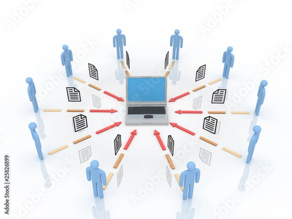 Fototapeta communication concept