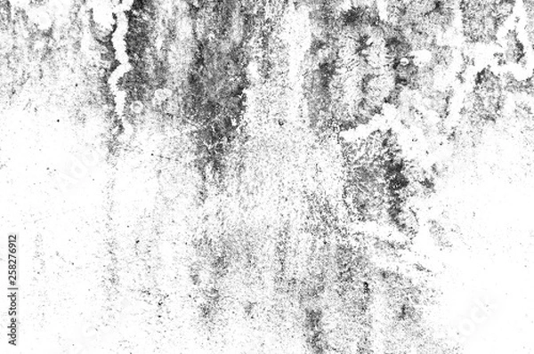 Fototapeta Texture black and white abstract grunge style. Vintage abstract texture of old surface. Pattern and texture of cracks, scratches and chip.