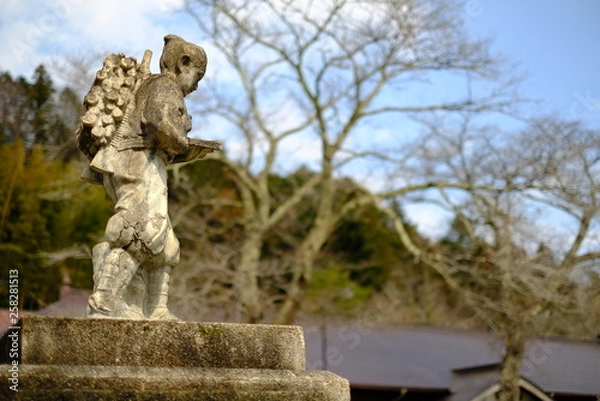 Obraz 二宮金次郎 銅像　小学校　レトロ