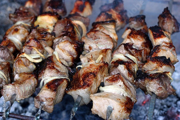 Obraz meat on the grill