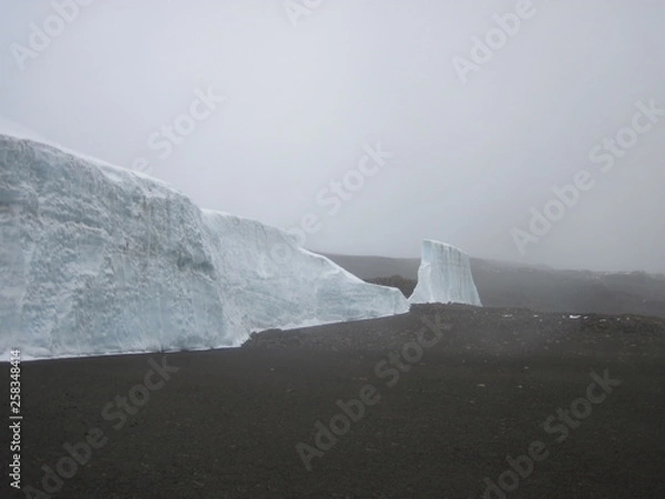 Obraz Mount Kilimanjaro glacier