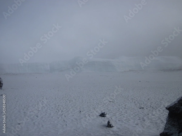 Obraz Mount Kilimanjaro glacier