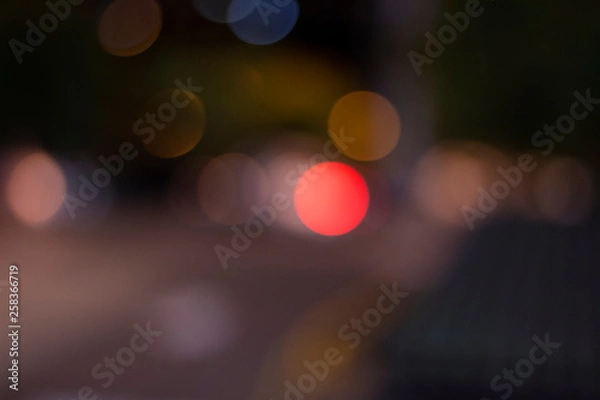Fototapeta defocused lights