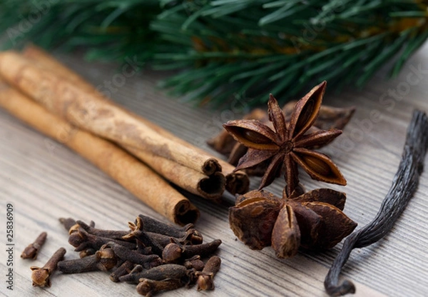 Obraz Weihnachtsgewürze