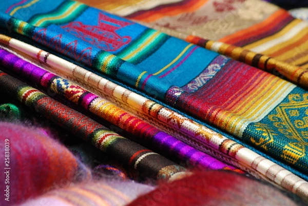 Obraz Tissus d'Amérique du Sud