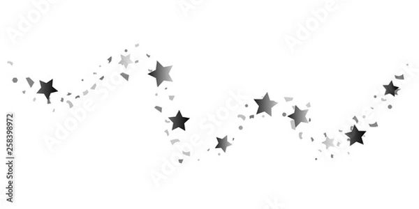 Obraz 
Silver glitter confetti