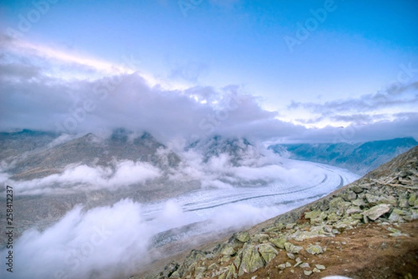 Fototapeta Aletschgletscher