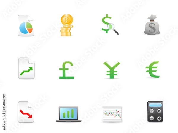 Obraz Economy & Finance icons