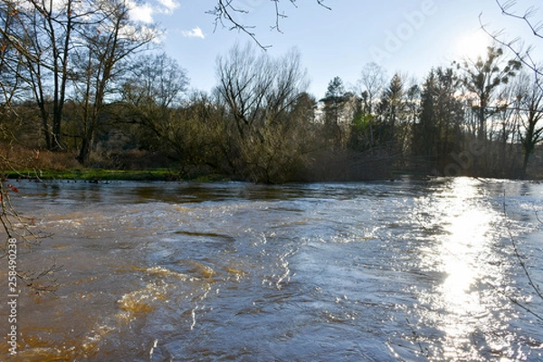 Obraz Fast flowing river