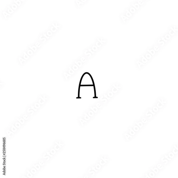 Obraz illustration of a symbol in white background