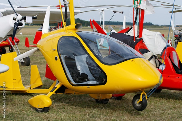 Obraz Hélicoptère, gyrocoptère (ulm )