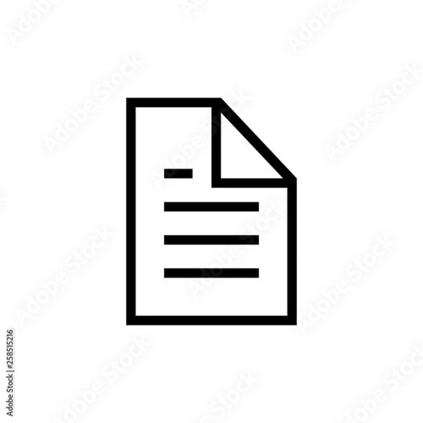 Obraz File icon vector