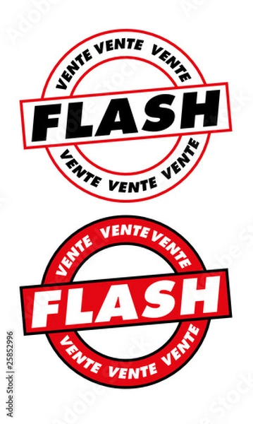 Fototapeta Pastille vente flash