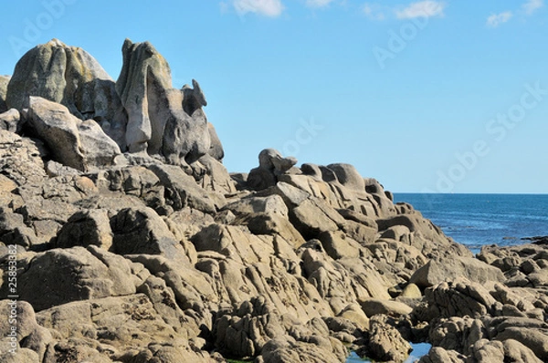 Obraz roches de bretagne