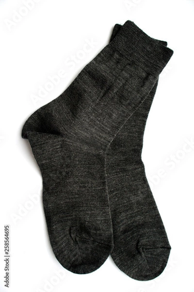 Fototapeta Men's warm thermosocks