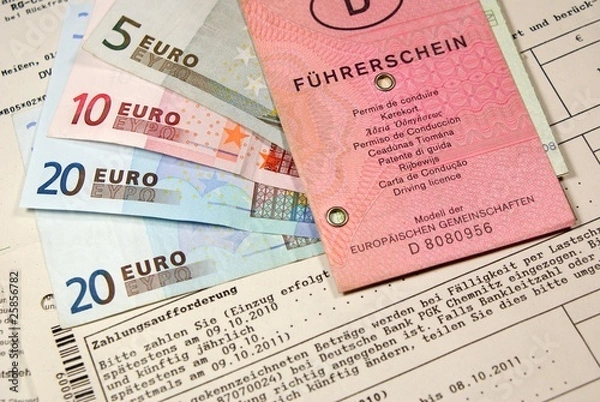 Fototapeta Kraftfahrzeugsteuer