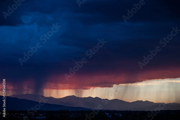 Obraz Rain Over Utah Valley 