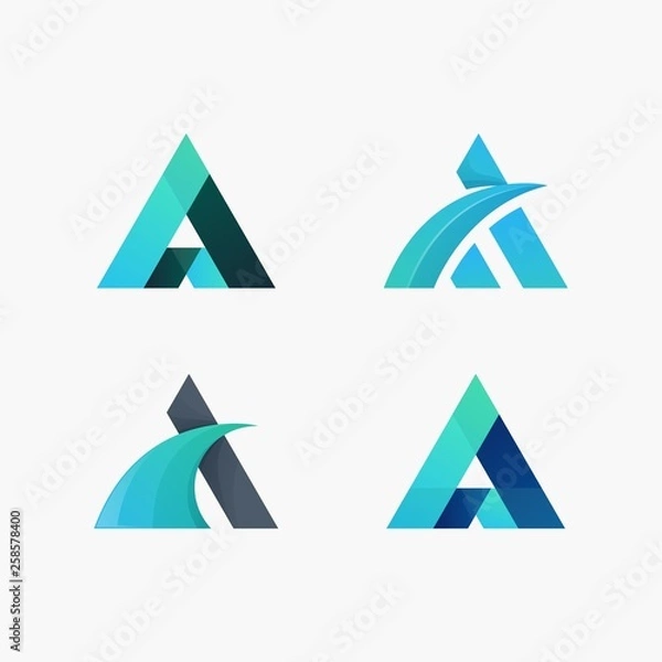 Obraz triangle logo package