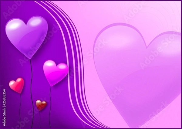 Fototapeta Hintergrund Herz