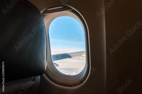 Fototapeta Flugzeugfenster