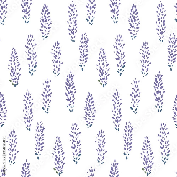 Obraz Lavender seamless pattern