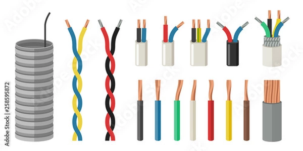 Obraz Electrical cables