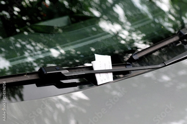 Obraz Strafzettel Auto