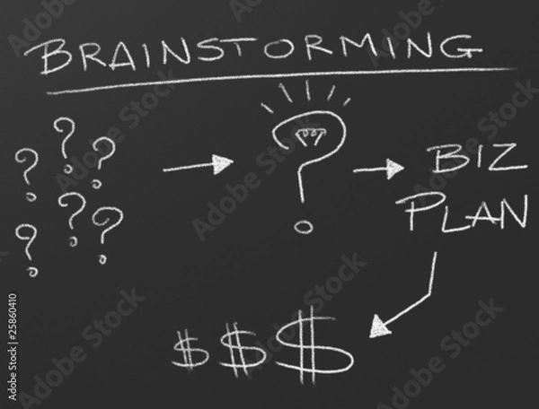 Fototapeta Brainstorming