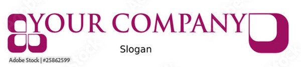 Fototapeta Logotype trefle