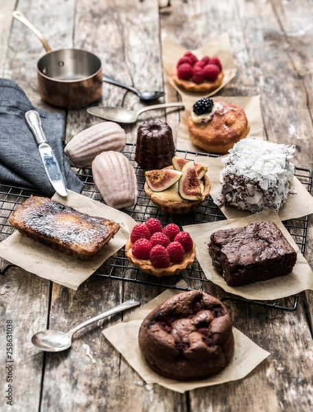 Obraz Gourmet High Tea Cake Selection