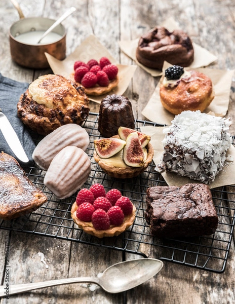 Obraz Gourmet High Tea Cake Selection