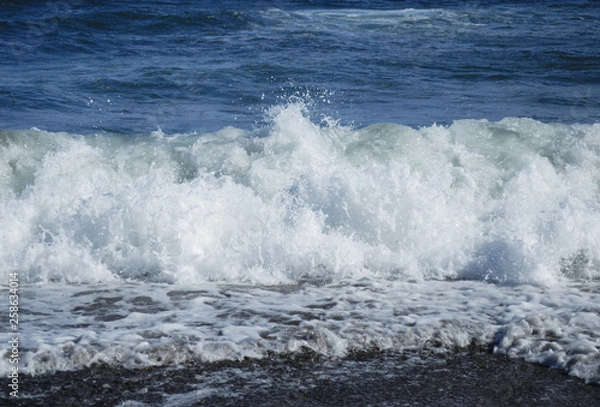 Fototapeta 海　波　浜　素材